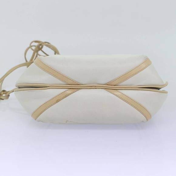 GUCCI Shoulder Bag Leather Beige Auth ep4257 - Picture 5 of 16